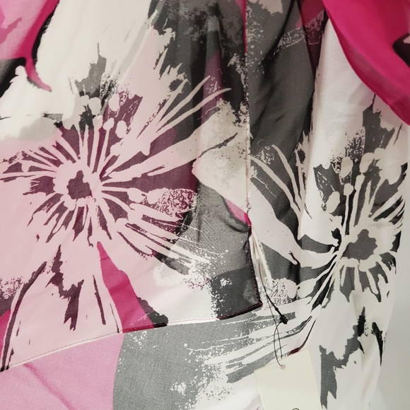 Calvin klein hibiscus scarf wrap - Picture 2 of 4